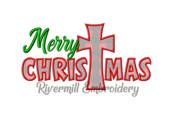Applique Merry Christmas with Cross Review for Gift Makers