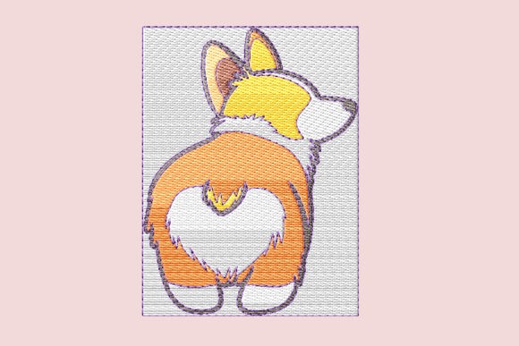 Cute Dog Standing Review: A Versatile Embroidery Design for Small Business Merch