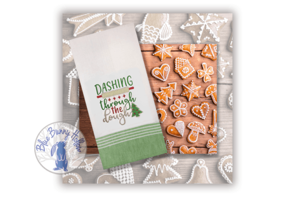 Dashing Through the Dough: A Festive Embroidery Design for Holiday Creations