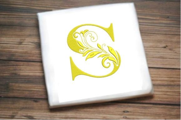 Elegant Floral Alphabet Letter S: A Designer's Perspective