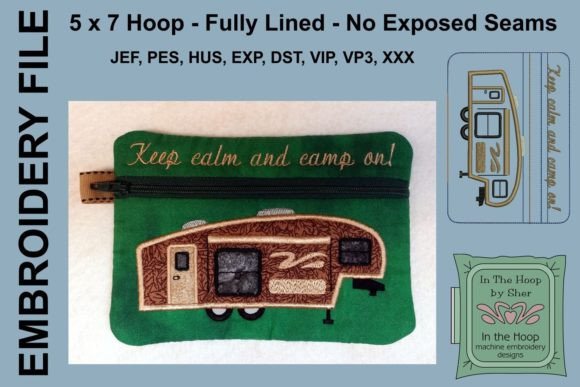 Fifth Wheel Camper Zipper Bag Review for Embroidery Sellers