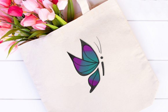Flying Butterfly with Gradient Wings: A Design Review for Embroidery Sellers