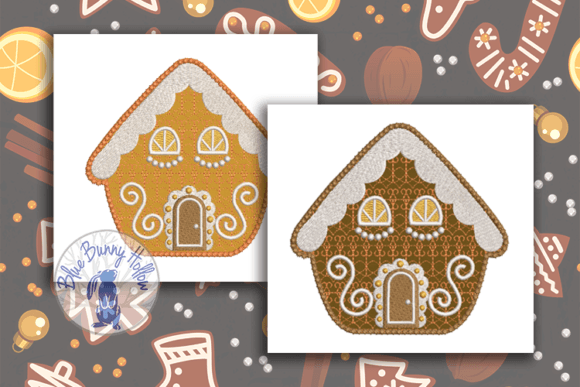 Gingerbread Cottage 5: A Sweet Embroidery Design for Holiday Projects
