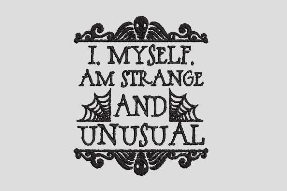 Horror Halloween Strange and Unusual Embroidery Review