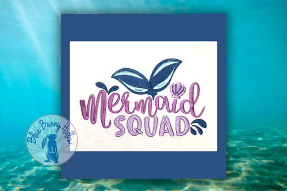Mermaid Squad Embroidery Review for Boutique Apparel