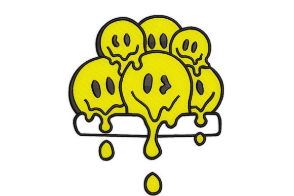 Smile Face Emoji Embroidery Design Review for Boutique Sweatshirts