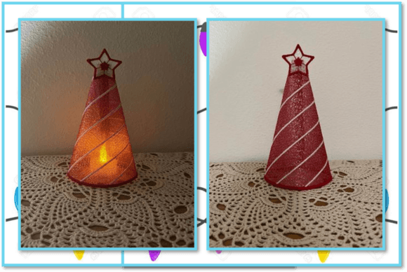 Striped Christmas Tree-FSL: A Delightful Embroidery Design for Holiday Creations
