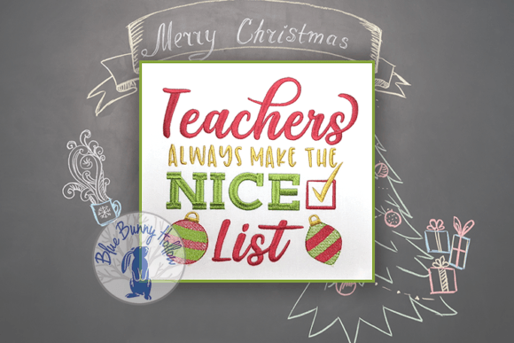 Teachers Always on the Nice List