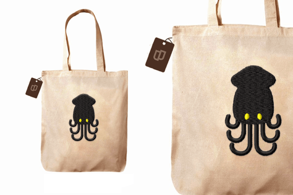 The Squid Silhouette: A Minimalist Star for Craft Fairs